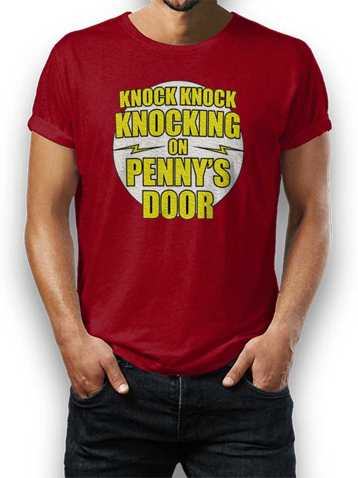 knocking-on-pennys-door-t-shirt bordeaux 1