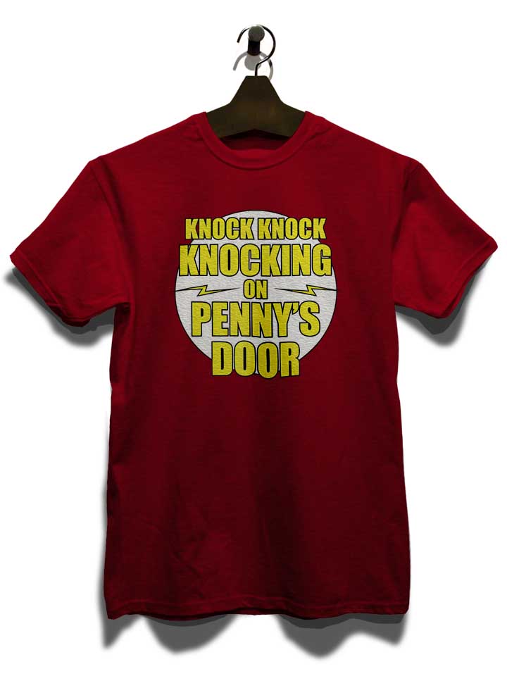 knocking-on-pennys-door-t-shirt bordeaux 3