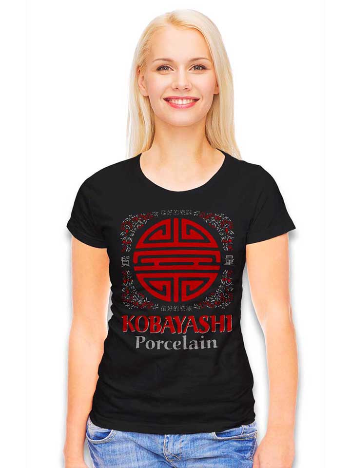 kobayashi-porcelain-damen-t-shirt schwarz 2