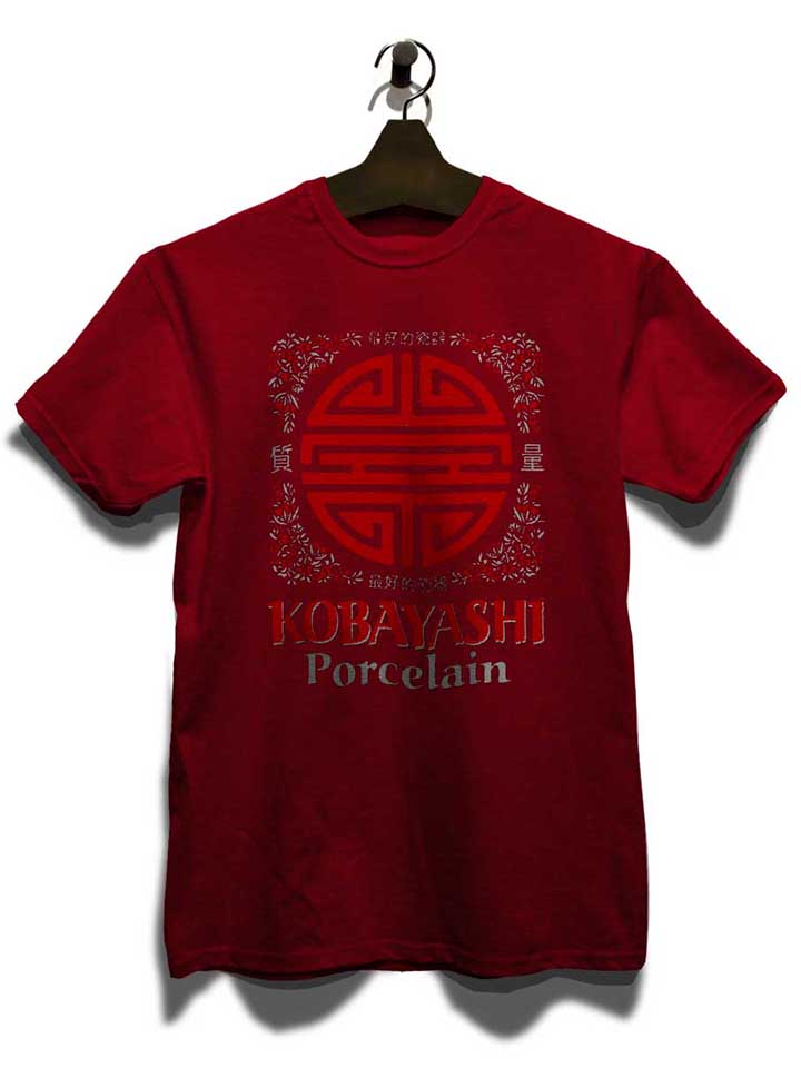 kobayashi-porcelain-t-shirt bordeaux 3