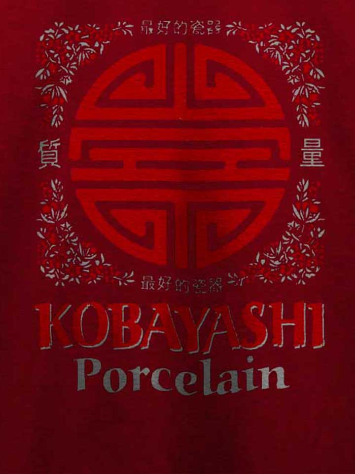 kobayashi-porcelain-t-shirt bordeaux 4