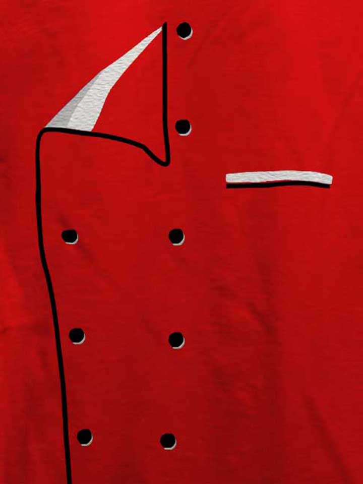 kochjacke-t-shirt rot 4
