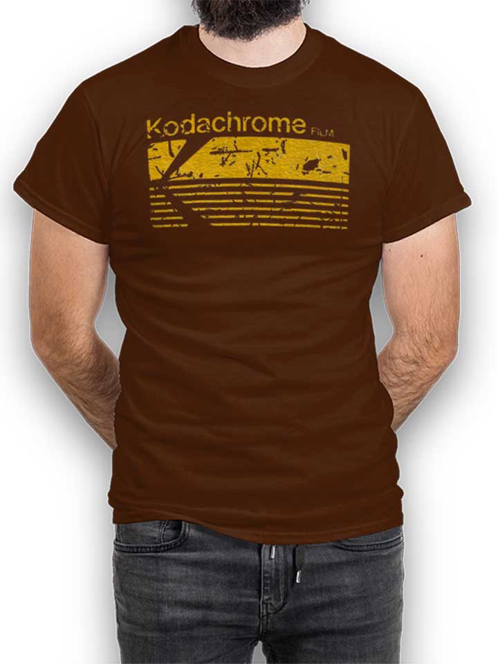 Kodachrome Film Vintage T-Shirt brown L