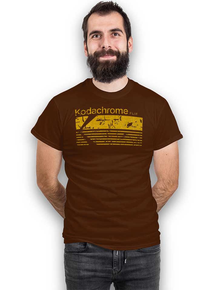 kodachrome-film-vintage-t-shirt braun 2