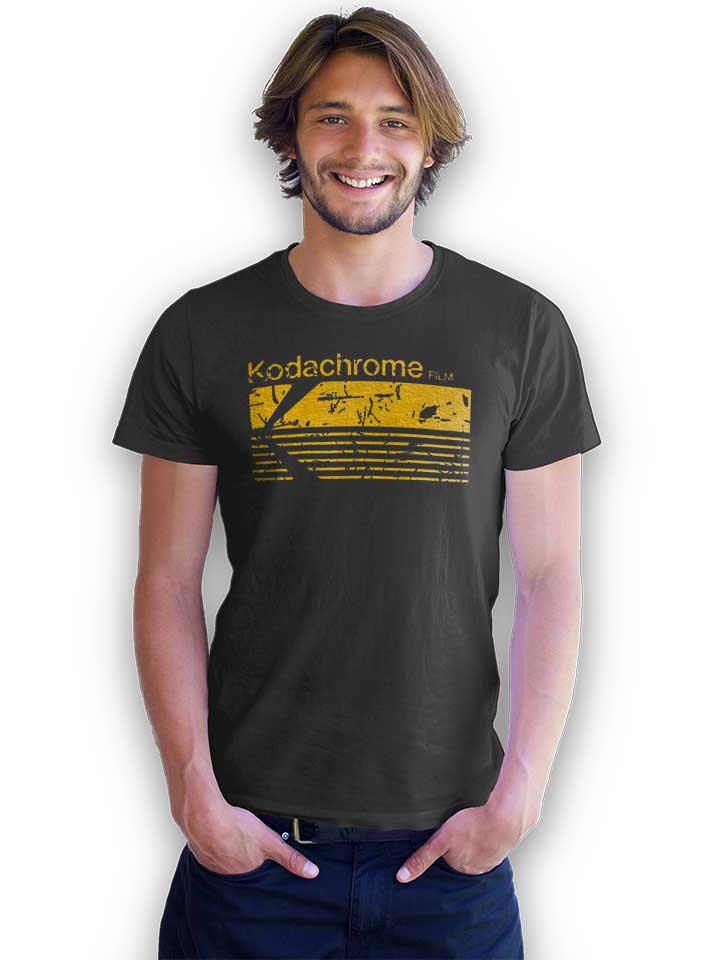 kodachrome-film-vintage-t-shirt dunkelgrau 2