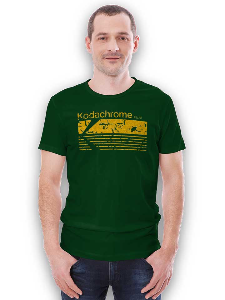 kodachrome-film-vintage-t-shirt dunkelgruen 2