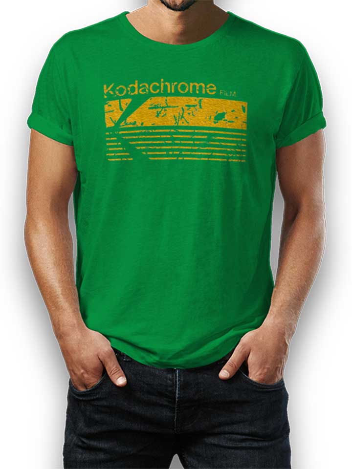 Kodachrome Film Vintage T-Shirt green-green L