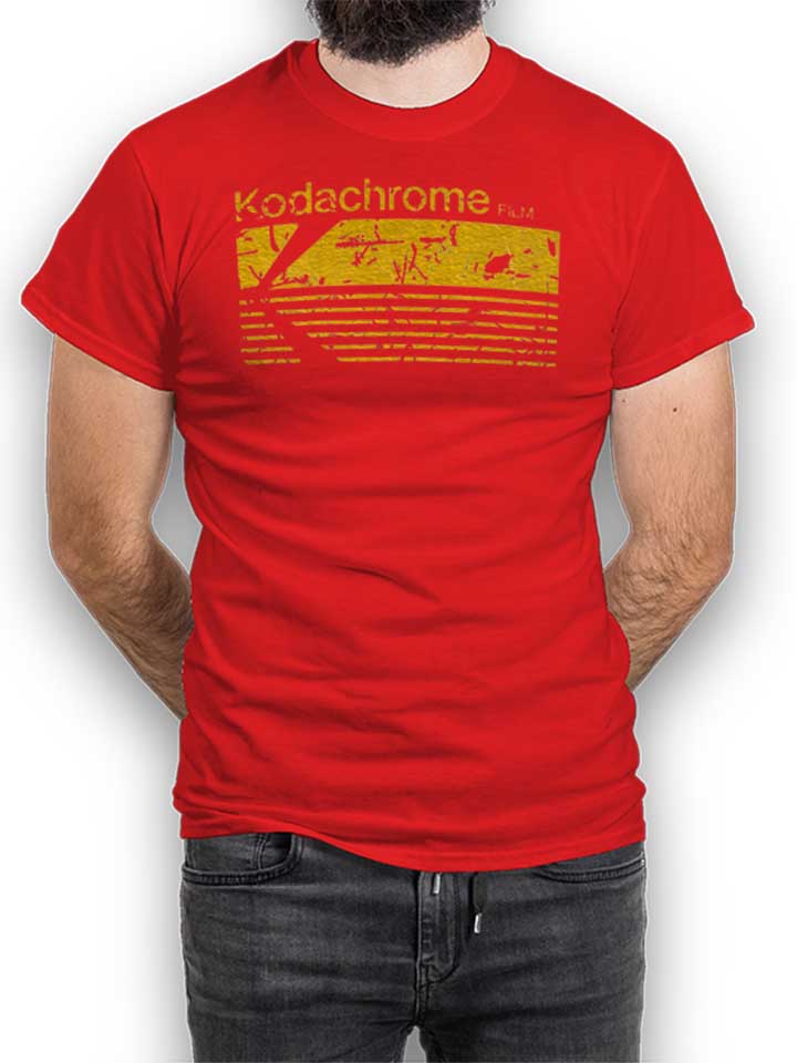 Kodachrome Film Vintage T-Shirt red L