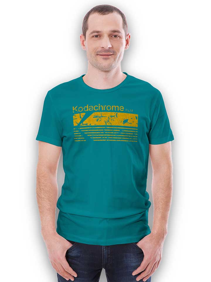 kodachrome-film-vintage-t-shirt tuerkis 2
