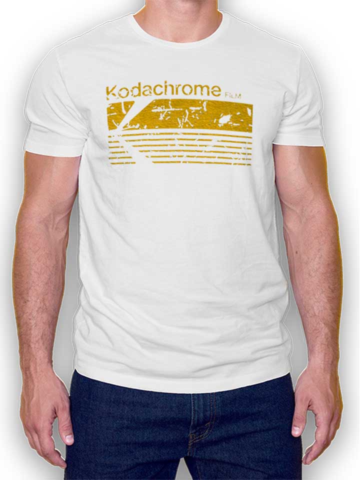 Kodachrome Film Vintage T-Shirt weiss L