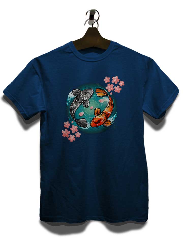 koi-fish-t-shirt dunkelblau 3