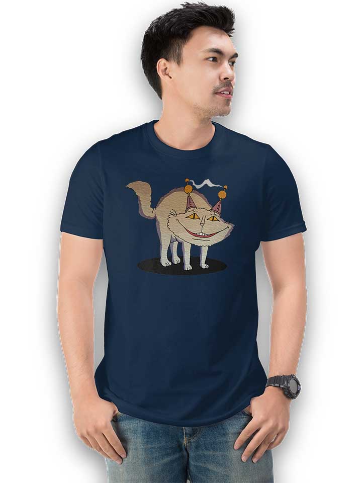 kosmokatze-t-shirt dunkelblau 2
