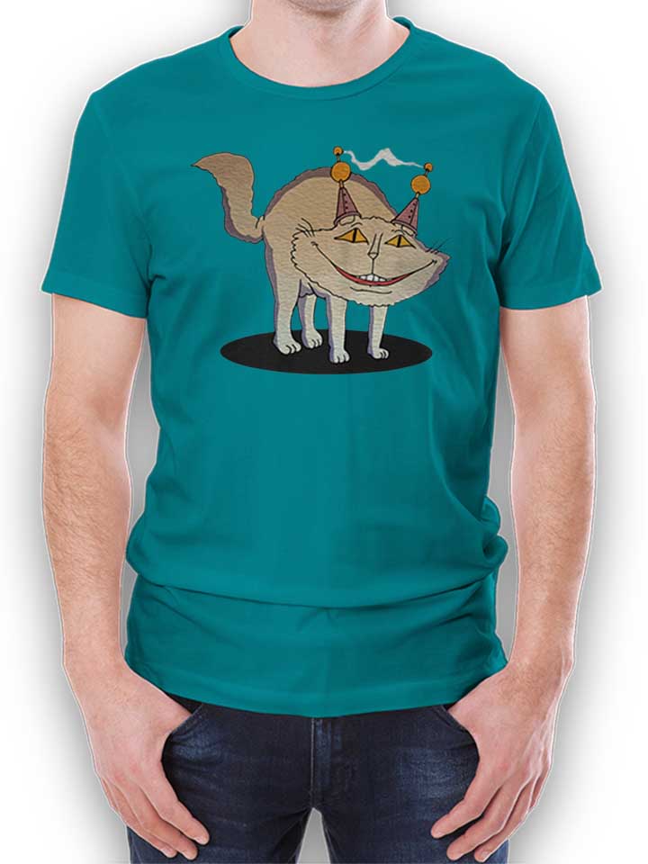 Kosmokatze T-Shirt turquoise L