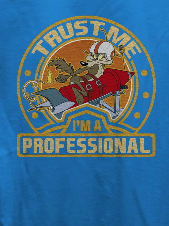koyote-trust-me-im-a-professional-damen-t-shirt royal 4