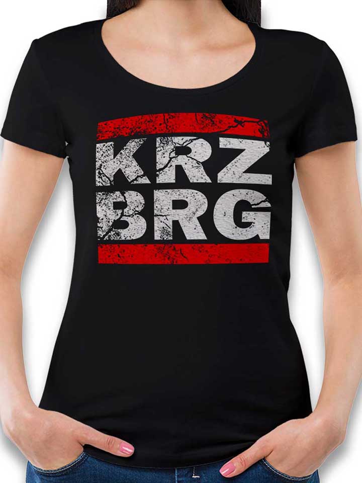 kreuzberg-vintage-damen-t-shirt schwarz 1