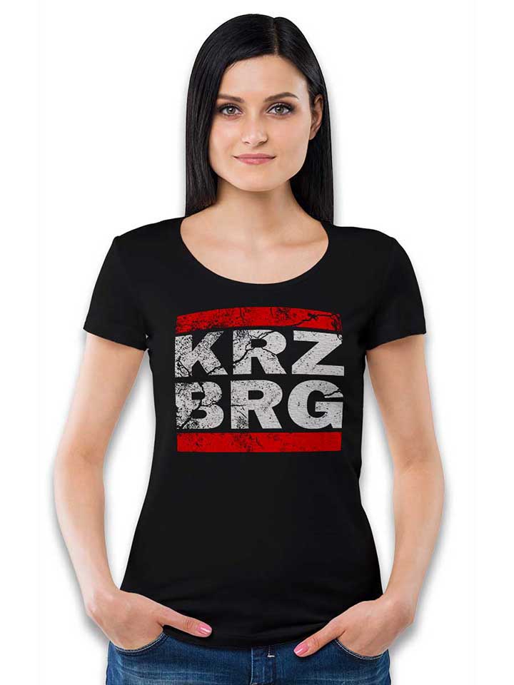 kreuzberg-vintage-damen-t-shirt schwarz 2