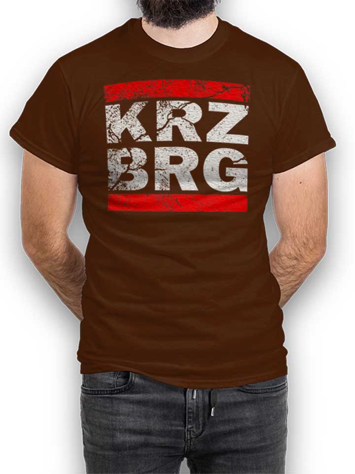 kreuzberg-vintage-t-shirt braun 1