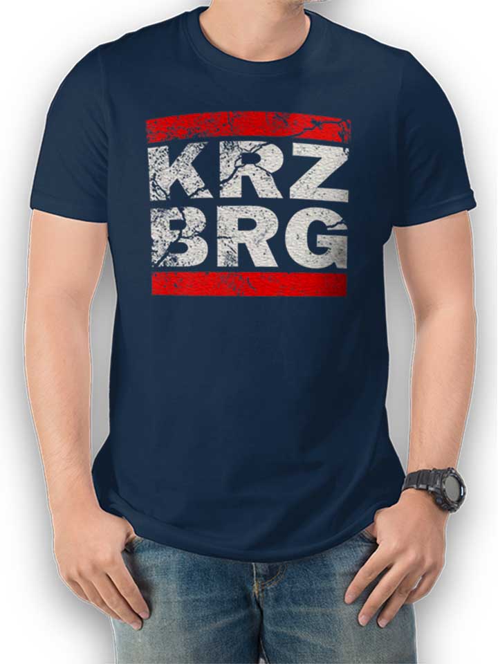 kreuzberg-vintage-t-shirt dunkelblau 1