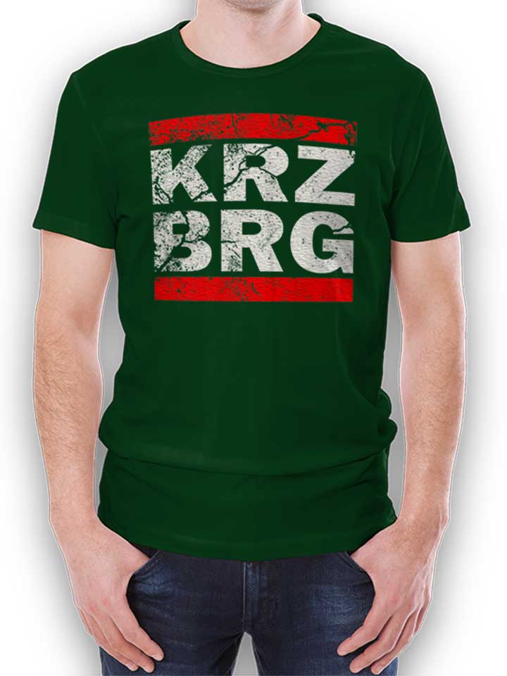 Kreuzberg Vintage Camiseta verde-oscuro L