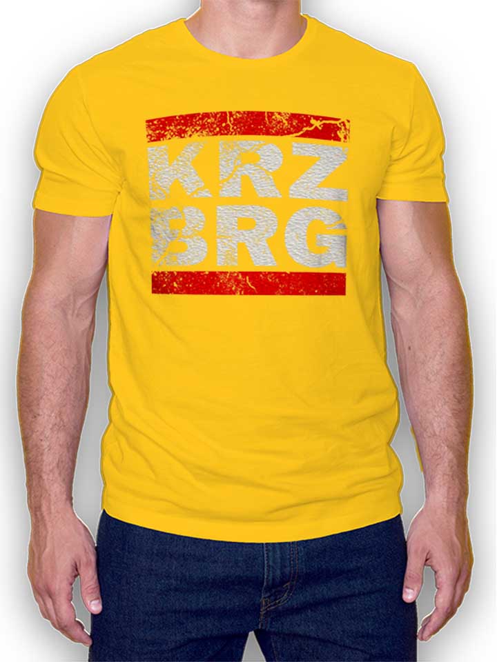 Kreuzberg Vintage Camiseta amarillo L
