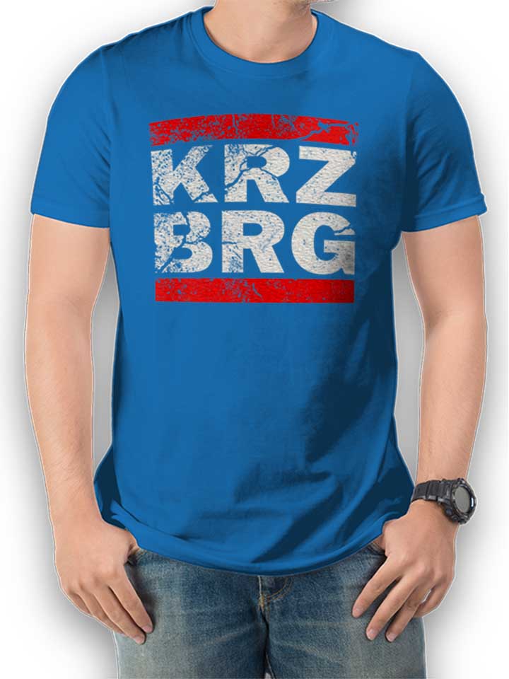 Kreuzberg Vintage Camiseta azul-real L