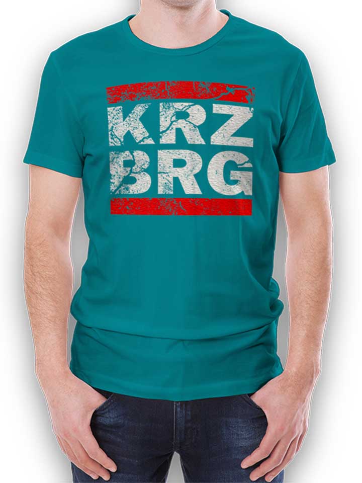 Kreuzberg Vintage T-Shirt tuerkis L