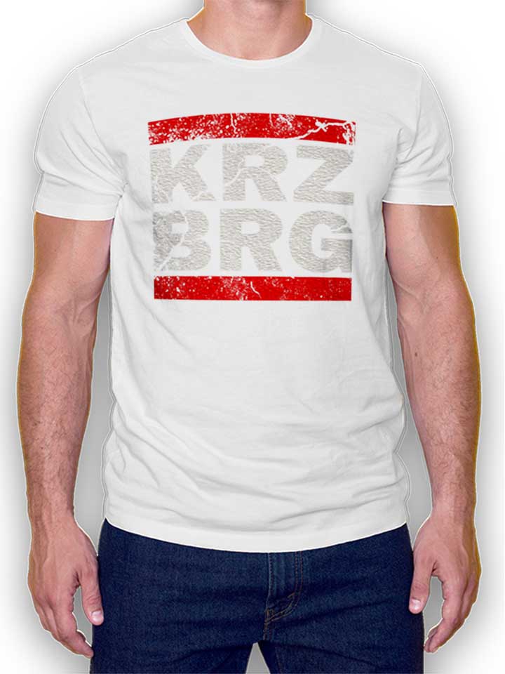 Kreuzberg Vintage T-Shirt bianco L