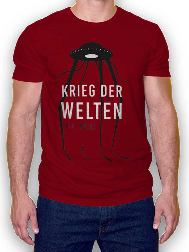 krieg-der-welten-t-shirt bordeaux 1