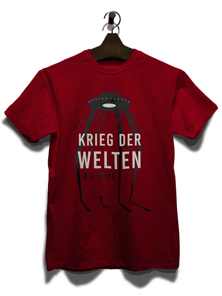 krieg-der-welten-t-shirt bordeaux 3