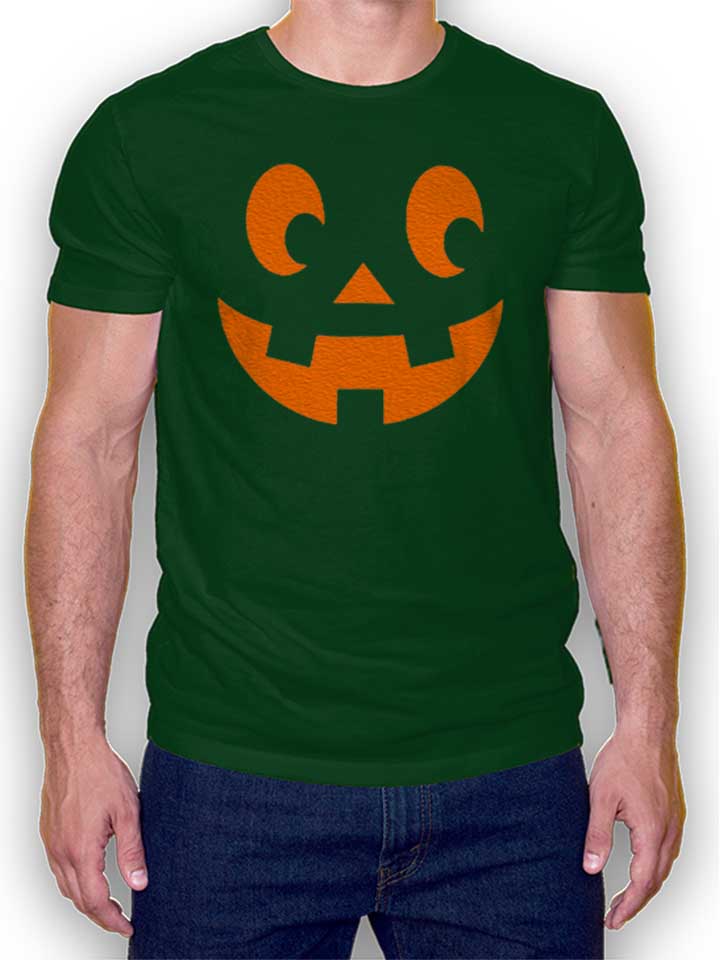 Kuerbis Face T-Shirt vert-fonc L