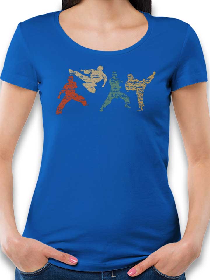 Kung Fu Master Camiseta Mujer azul-real L