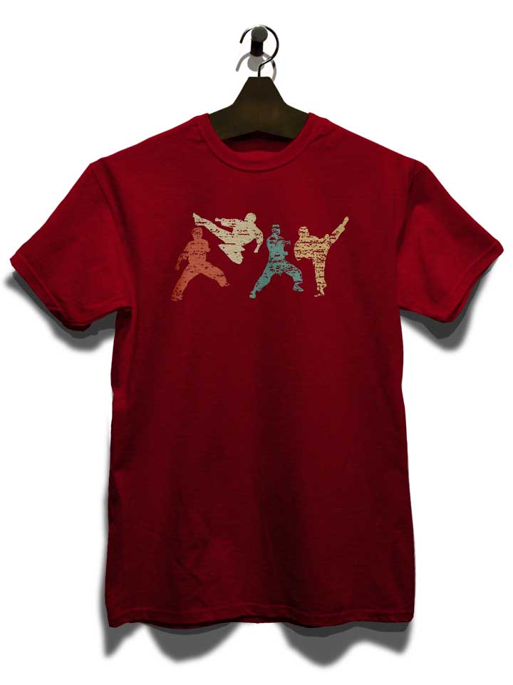 kung-fu-master-t-shirt bordeaux 3