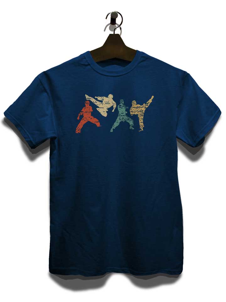 kung-fu-master-t-shirt dunkelblau 3