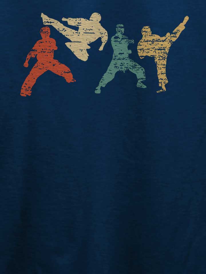 kung-fu-master-t-shirt dunkelblau 4