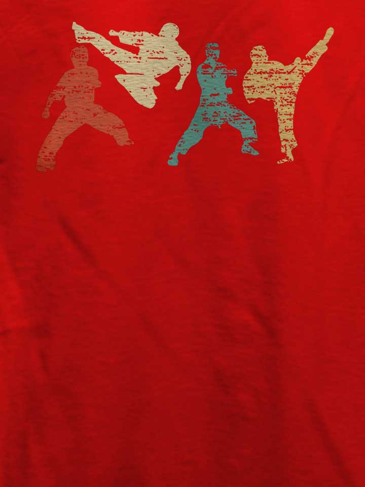kung-fu-master-t-shirt rot 4