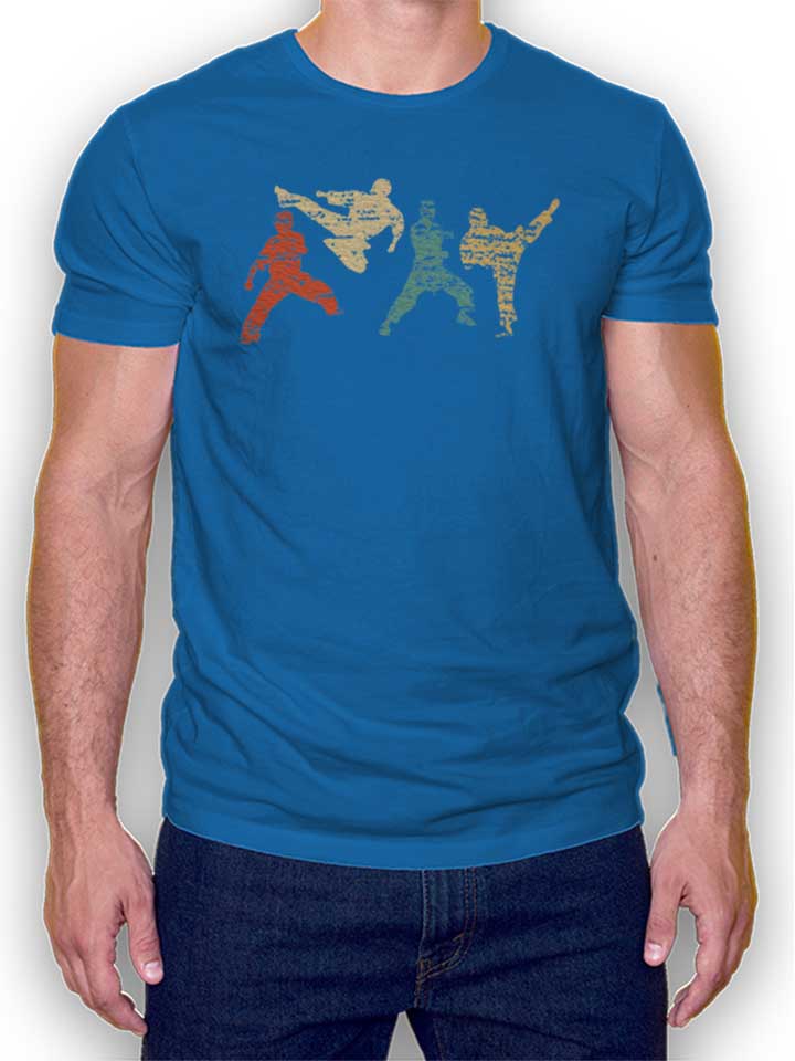 Kung Fu Master T-Shirt bleu-roi L