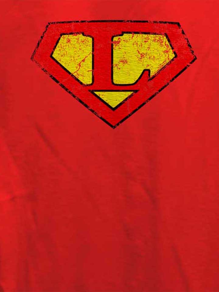 l-buchstabe-logo-vintage-damen-t-shirt rot 4