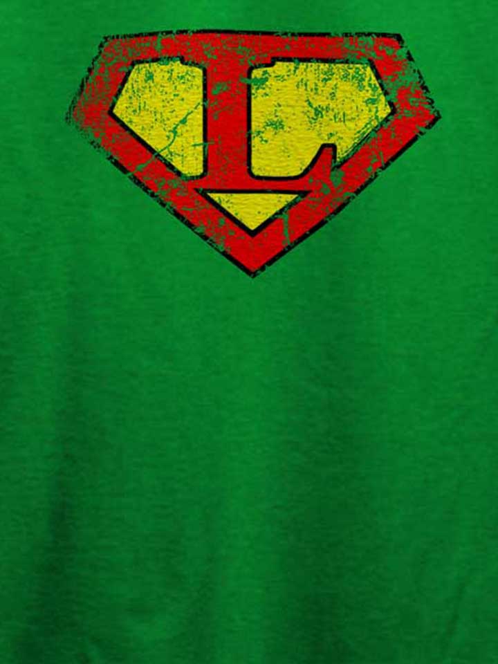l-buchstabe-logo-vintage-t-shirt gruen 4