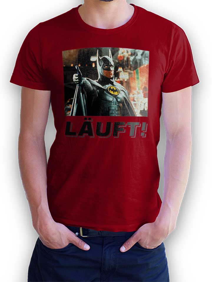 laeuft-11-t-shirt bordeaux 1