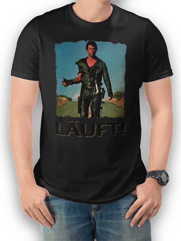 Laeuft 48 T-Shirt black L