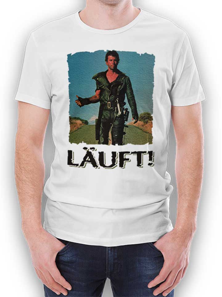 Laeuft 48 T-Shirt weiss L