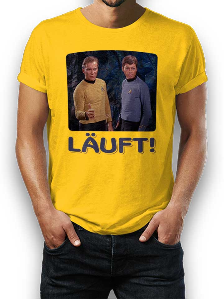 Laeuft 63 T-Shirt yellow L
