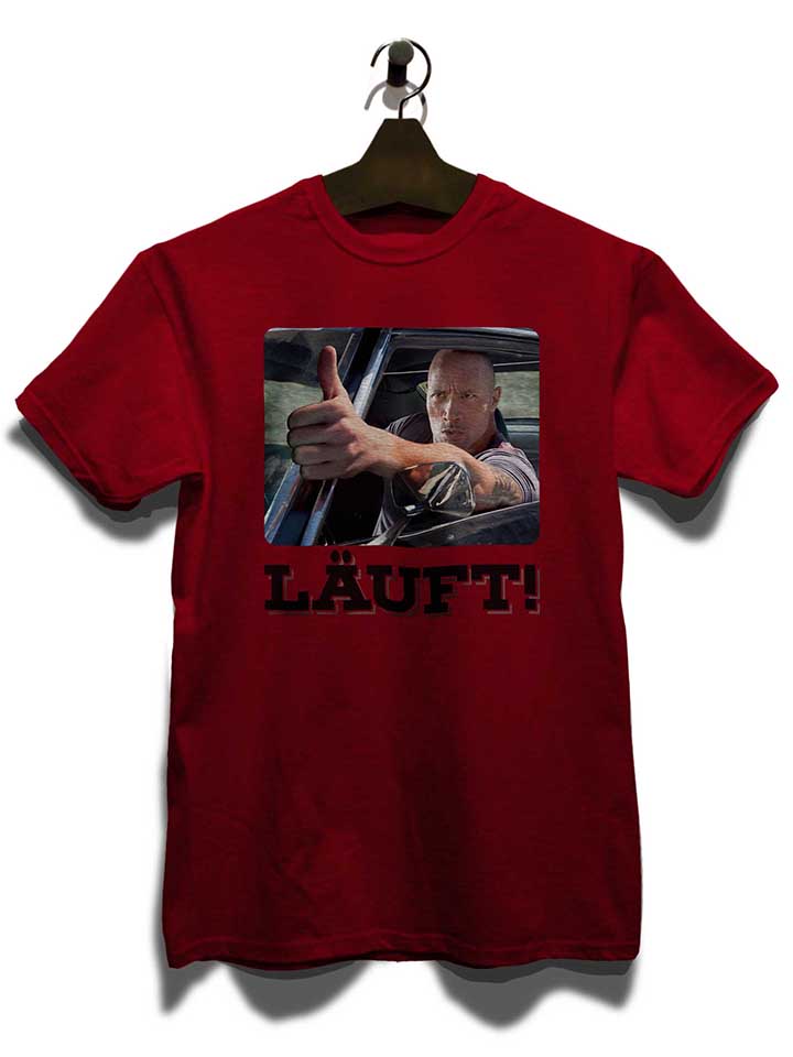 laeuft-79-t-shirt bordeaux 3
