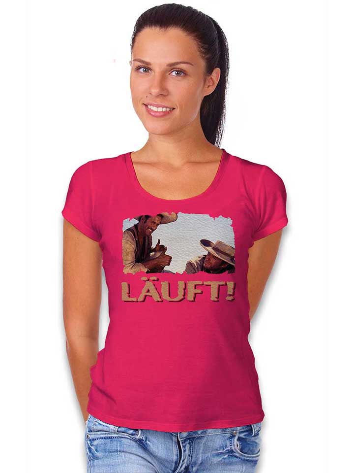 laeuft-82-damen-t-shirt fuchsia 2