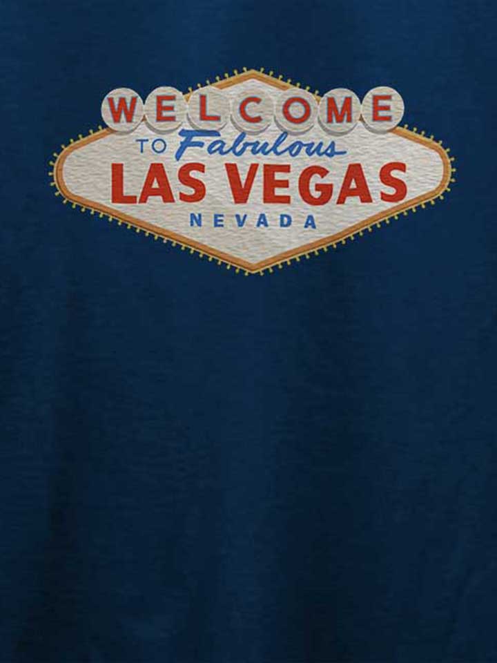 las-vegas-sign-logo-t-shirt dunkelblau 4