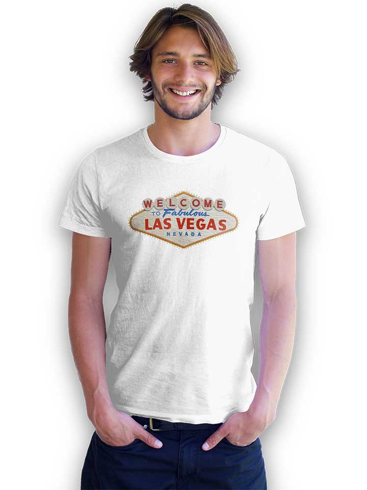 las-vegas-sign-logo-t-shirt weiss 2