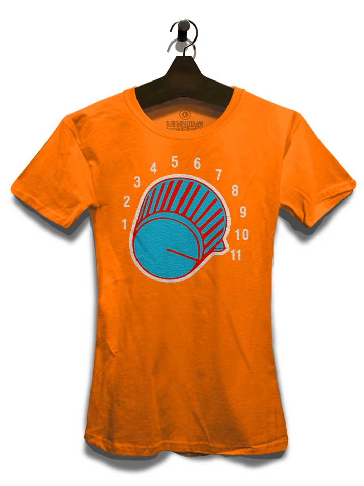 lautstaerke-11-damen-t-shirt orange 3