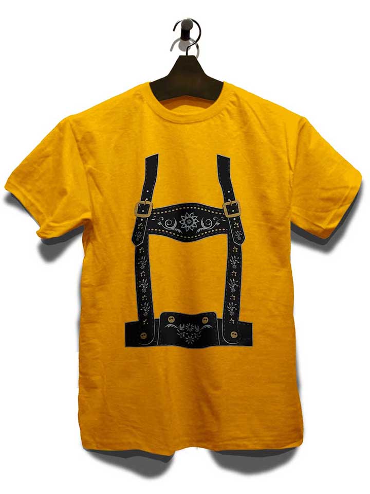 lederhosen-t-shirt gelb 3