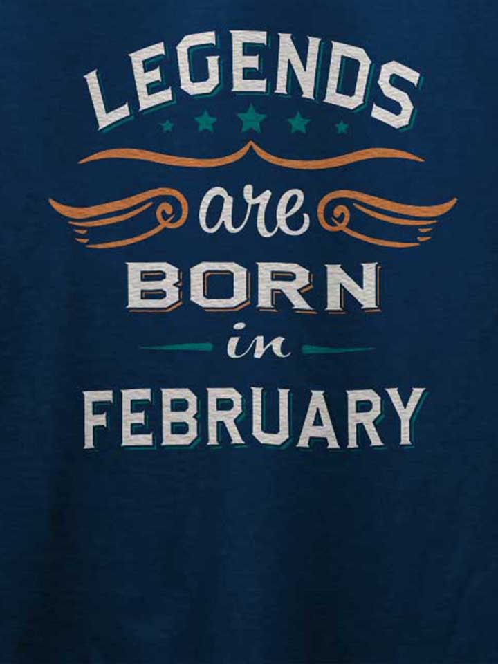 legends-are-born-in-february-t-shirt dunkelblau 4