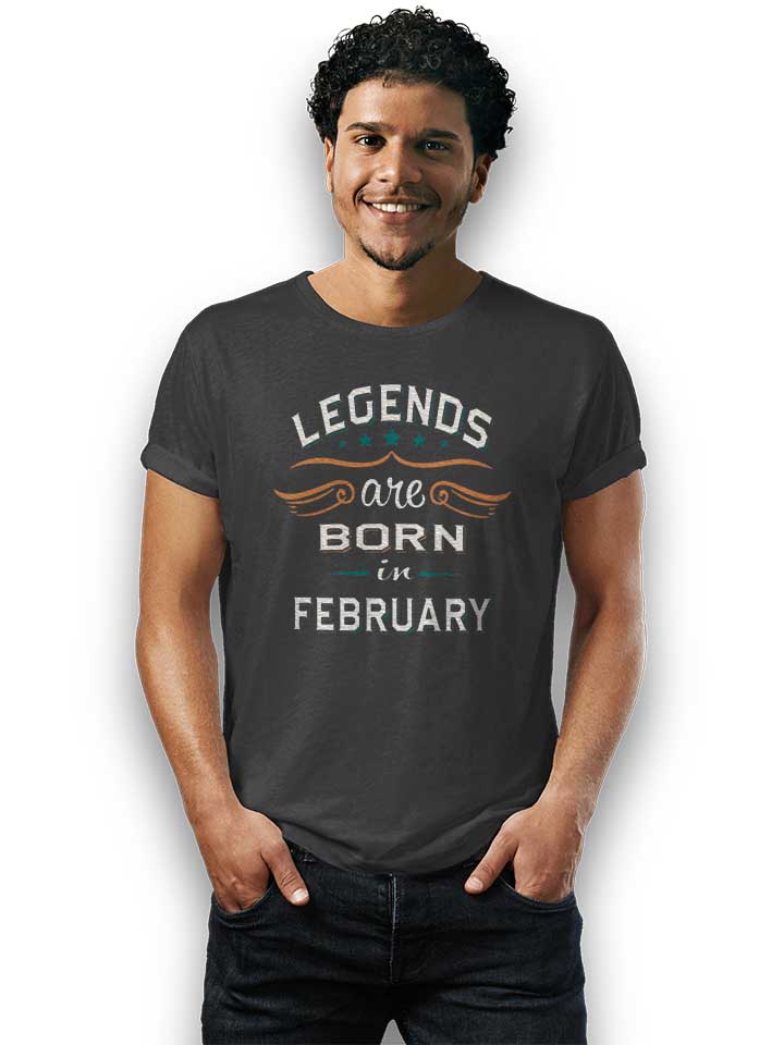 legends-are-born-in-february-t-shirt dunkelgrau 2